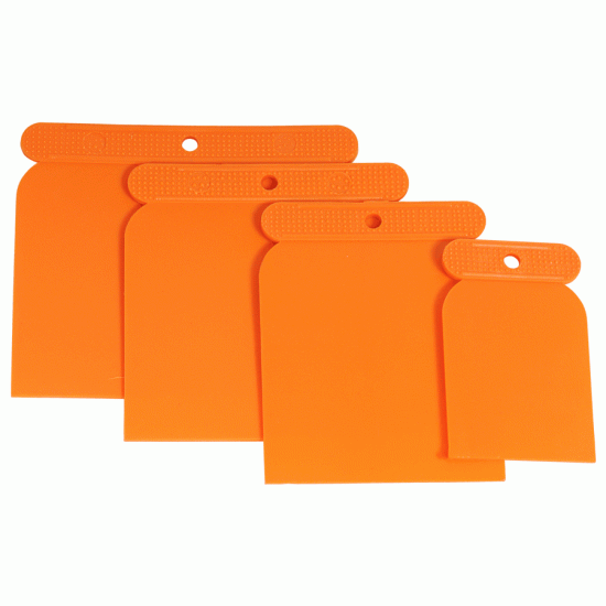 Plastic scraper tool set Number of items 4 (TEHMASH) 10028