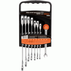 Combination ratchet wrench set straight Combination ratchet wrench set straight