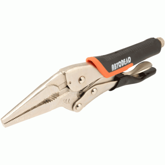 Long nose locking pliers L 210 mm (AvtoDelo) 30449