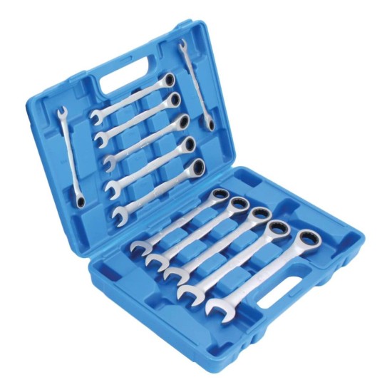 ratchet wrench set 8-19 mm, SATRA Size 8–19 mm 370014