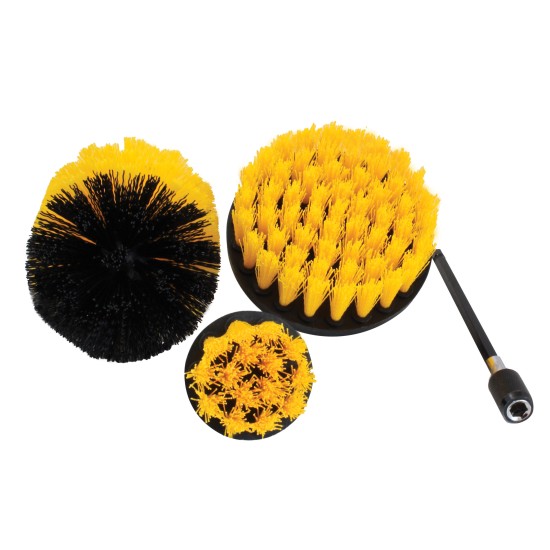 Cleaning brushes 4 pcs, SATRA Square drive 1/4 370145