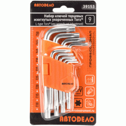 Torx® L-type short wrench set Torx® L-type short wrench set