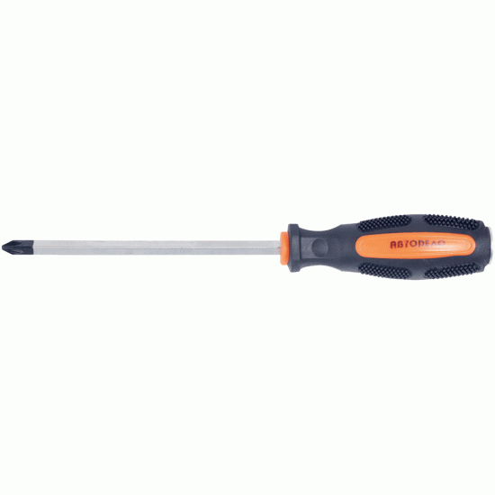 Screwdriver with a square rod Size PH2x150 mm (AvtoDelo) 39405