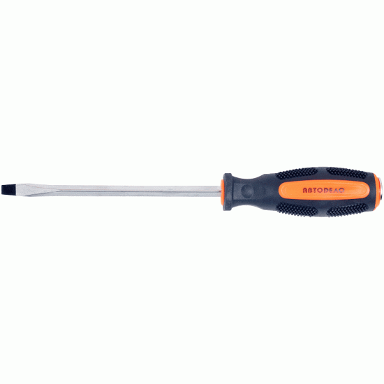 Screwdriver with a square rod Size SL6x200 mm (AvtoDelo) 39432