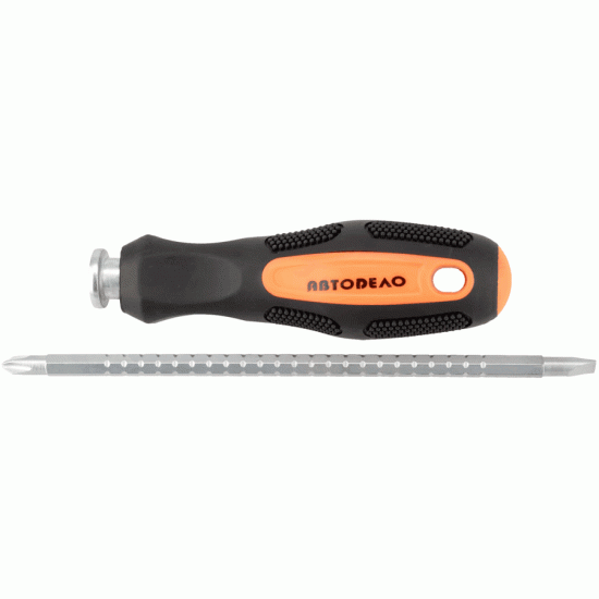 Combination screwdriver with adjustable rod length L 180 mm (AvtoDelo) 39458