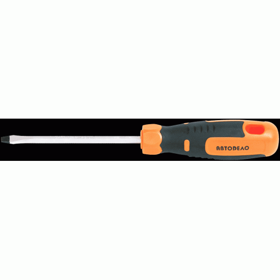 Screwdriver with a hex rod Size SL6x200 mm (AvtoDelo) 39476