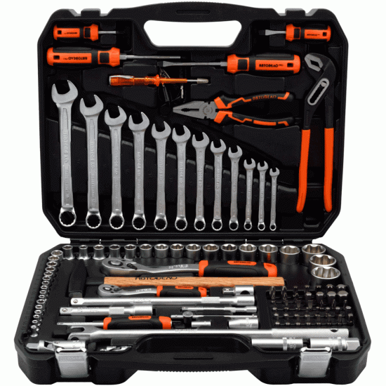 Professional tool set 105 pcs 1/4