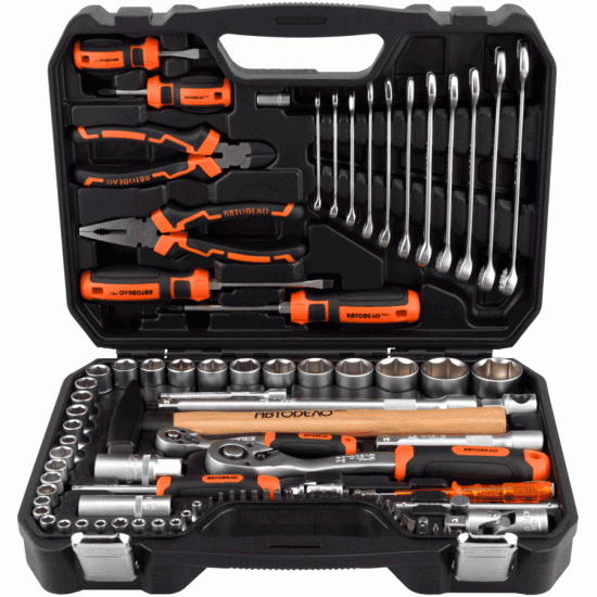 Professional tool set 90 pcs 1/4