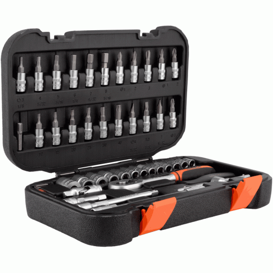 Tool set 46 pcs 1/4