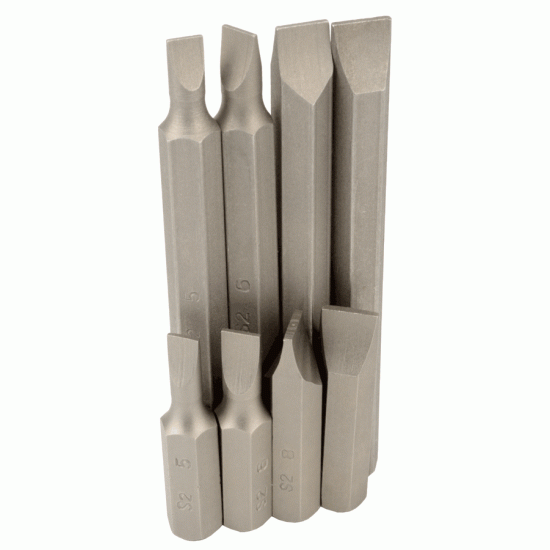 Slotted insert bit set L 36 mm (AvtoDelo) 40008