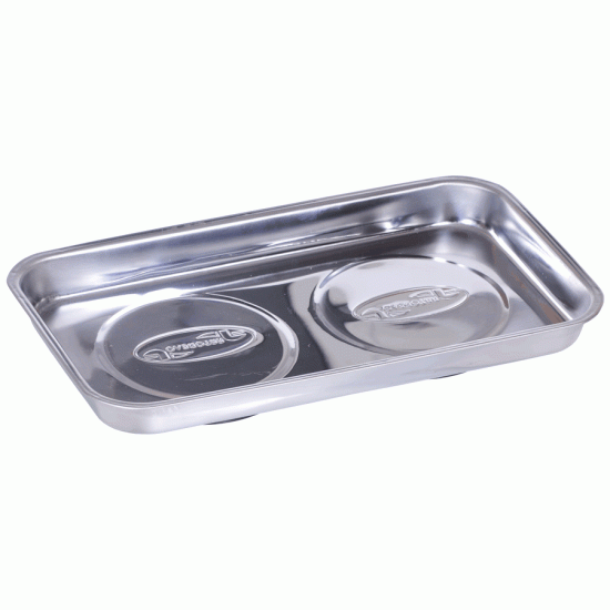 Metal magnetic parts tray, square-shaped Over-all size 241х142х39 mm (AvtoDelo) 40326