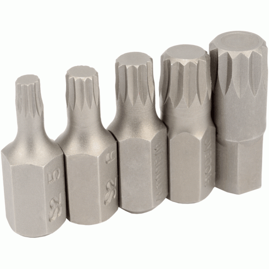 Spline insert bit set Number of items 5 (AvtoDelo) 40634