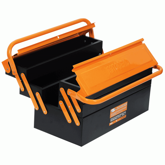 Tool box metal Over-all size 500x200x200 mm (AvtoDelo) 44213