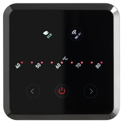 TITANO TWIN 100 Electric water heater with double tankBlueforever heating element 1,8 kWWifi connectionVertical or horizontal installationEur1 not available